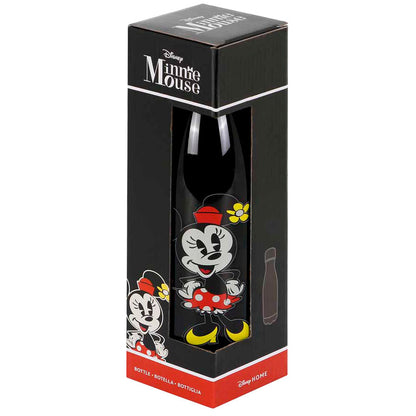 Botella negra de Minnie Disney con vestido rojo de lunares - 4