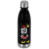 Botella negra de Minnie Disney con vestido rojo de lunares