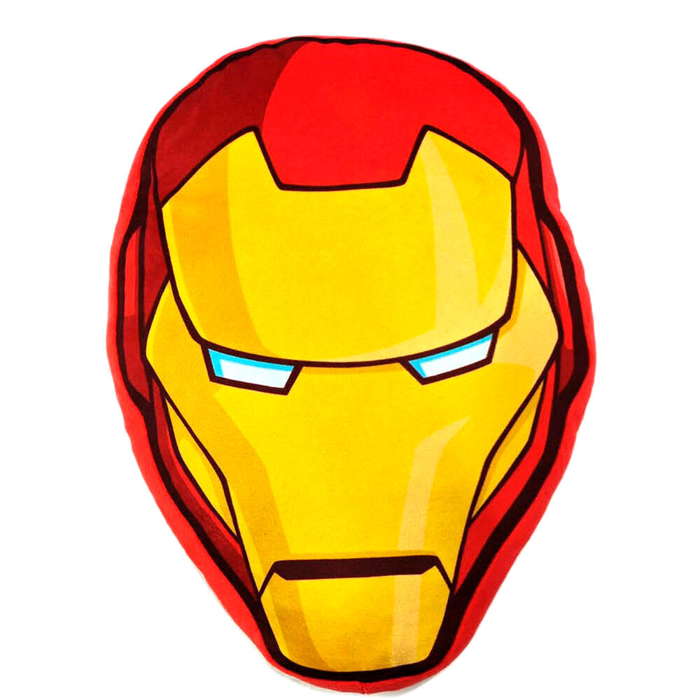 Cojín 3D de Iron Man Marvel en rojo y amarillo
