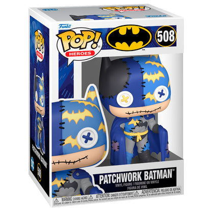 Figura Funko POP! Patchwork Batman azul en caja
