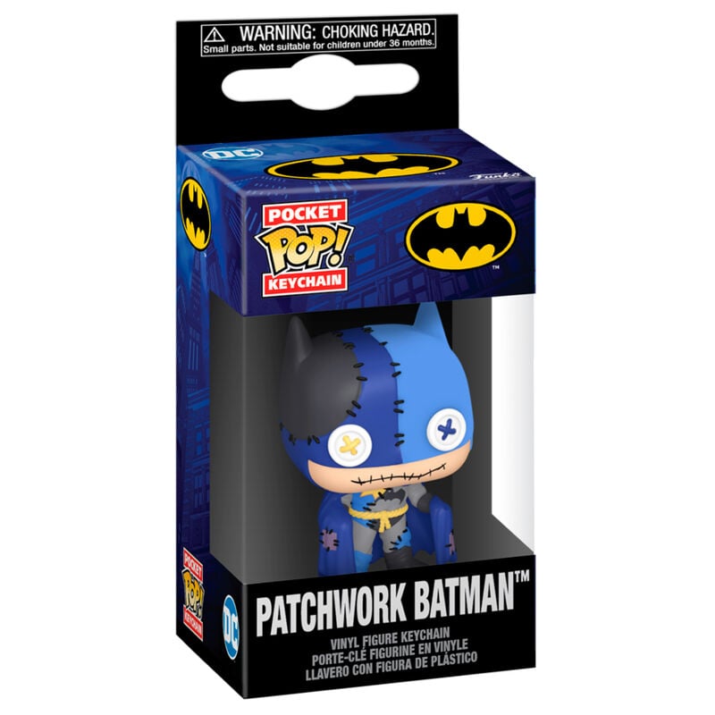 Llavero Funko Pocket POP! Patchwork Batman de DC Comics