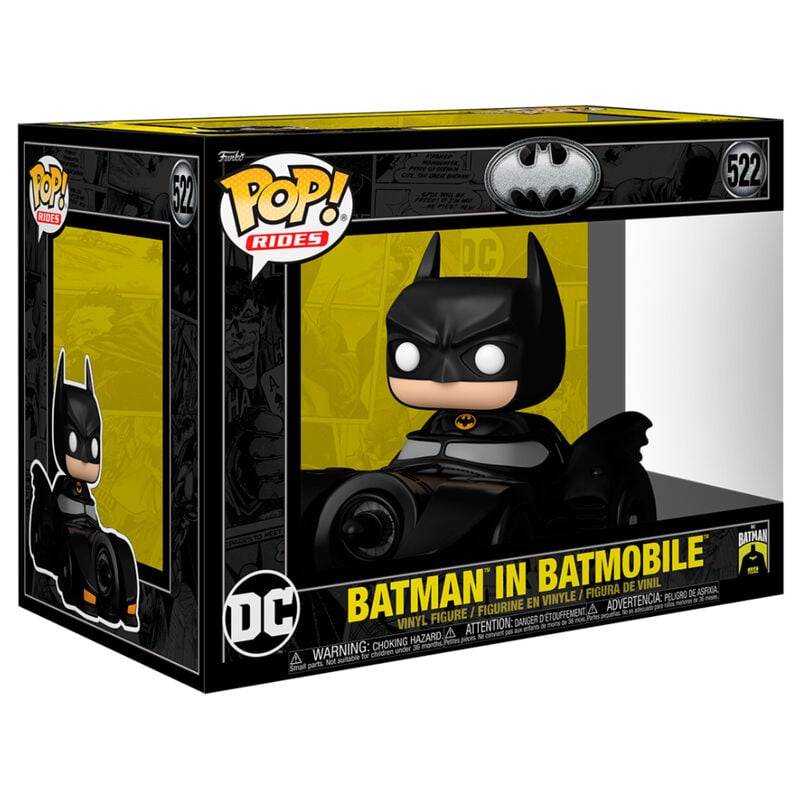 Figura Funko POP! Rides Deluxe de Batman en el Batmóvil - 2