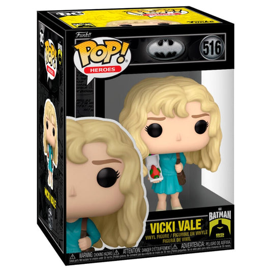 Figura Funko POP! de Vicky Vale con vestido turquesa y caja abierta - 2