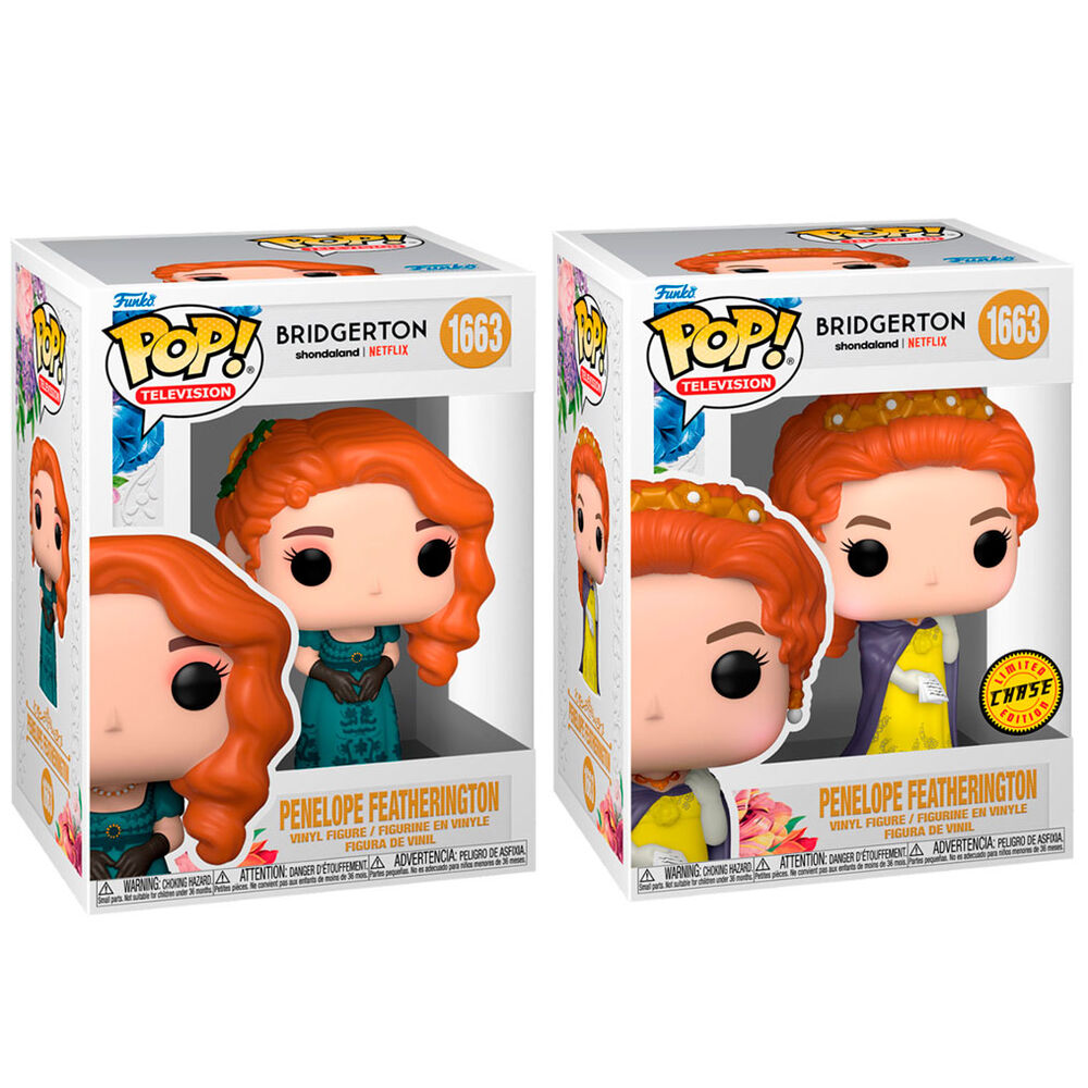 Figuras Funko POP! de Penelope Featherington de Bridgerton en caja