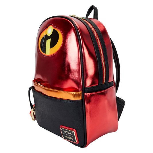 Mochila roja metalizada Loungefly de Los Increíbles con monedero extraíble - 3