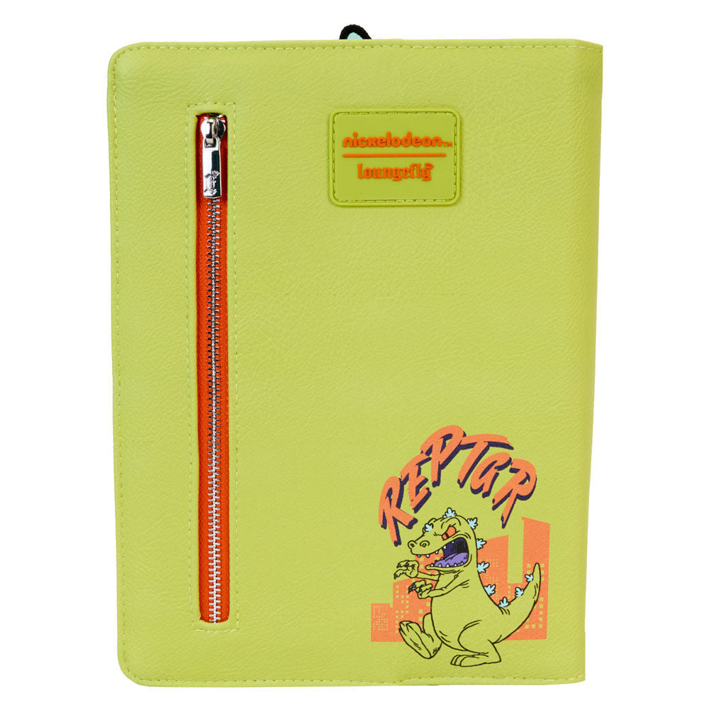 Cuaderno Loungefly de Reptar, personaje de Rugrats, con cubierta verde - 3