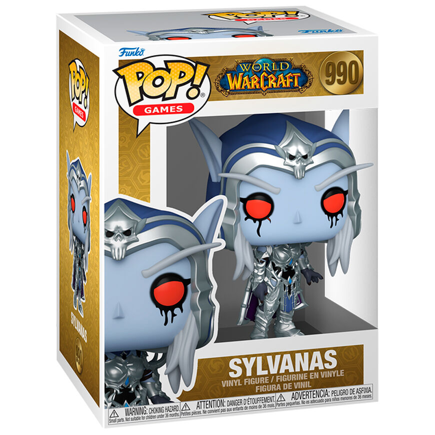 Figura Funko POP! de Sylvanas de World of Warcraft con armadura plateada - 2
