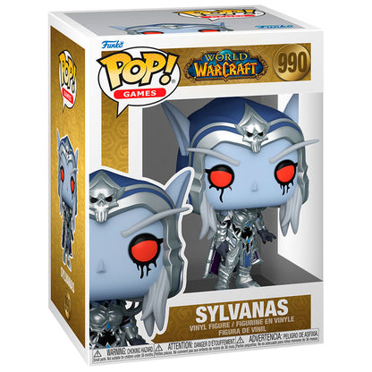 Figura Funko POP! de Sylvanas de World of Warcraft con armadura plateada - 2