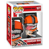 Figura Funko POP! de Chainsaw Man con cabeza de motosierra naranja