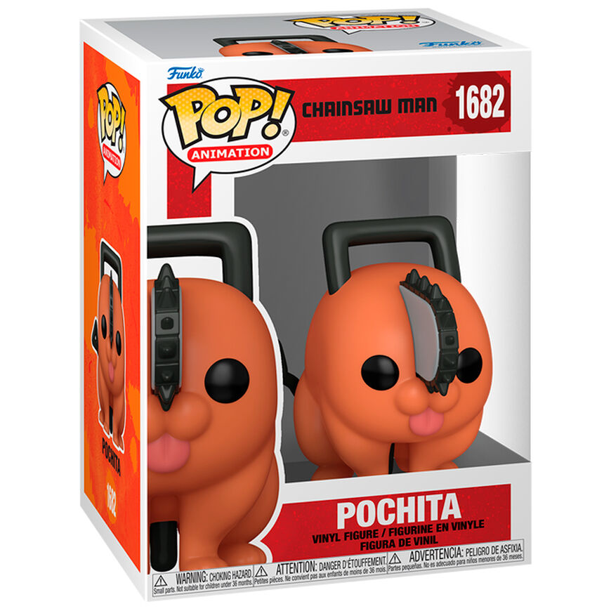 Figura Funko POP! de Pochita de Chainsaw Man en caja