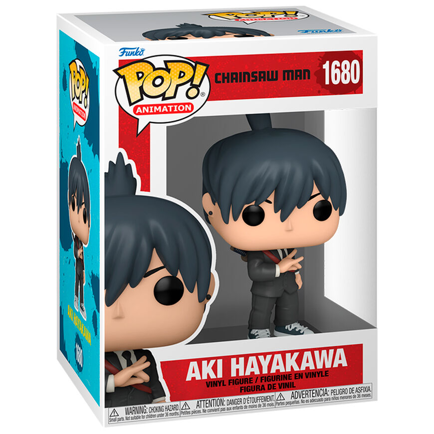 Figura Funko POP! de Aki Hayakawa de Chainsaw Man en caja