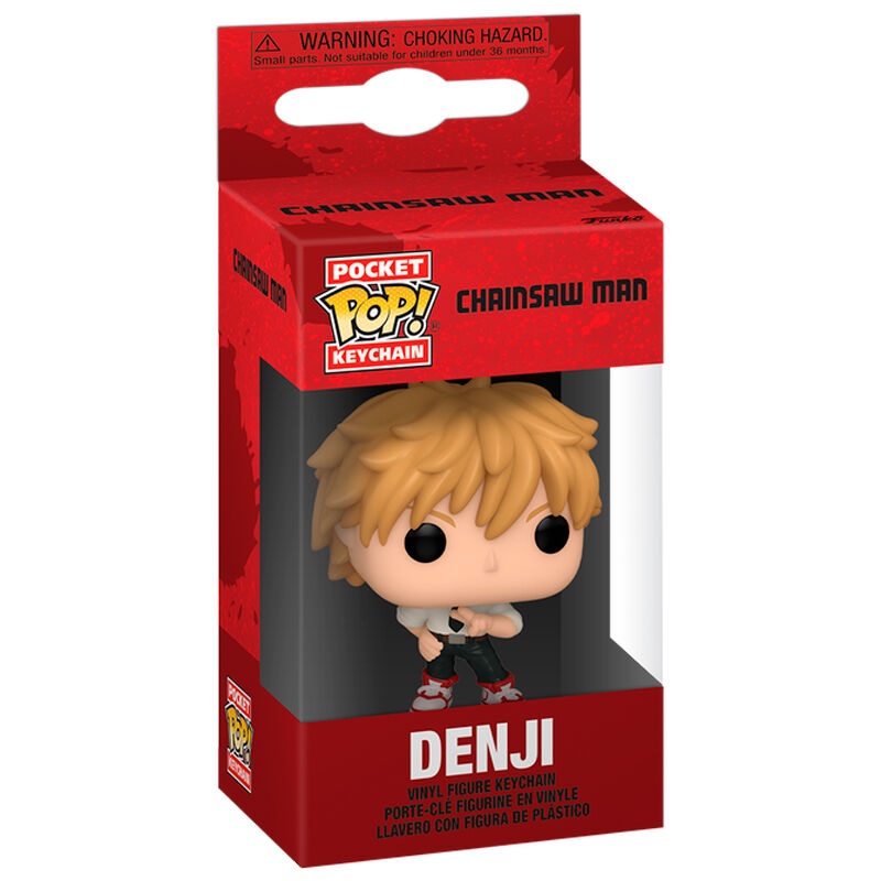 Llavero FUNKO Pocket POP! de Denji de Chainsaw Man en su caja