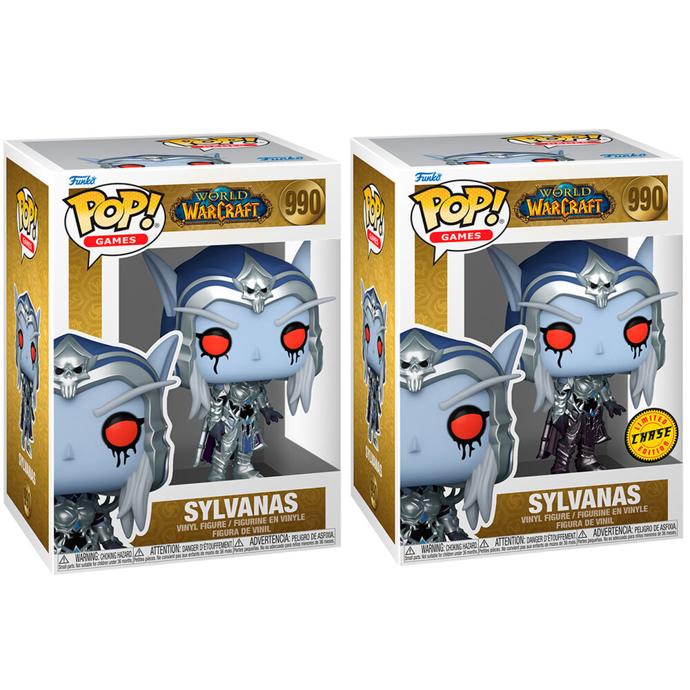 Figura Funko POP! de Sylvanas de World of Warcraft en caja con variante Chase