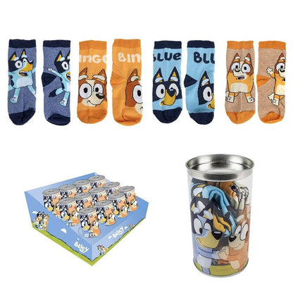 Blíster de cuatro pares de calcetines Bluey surtidos