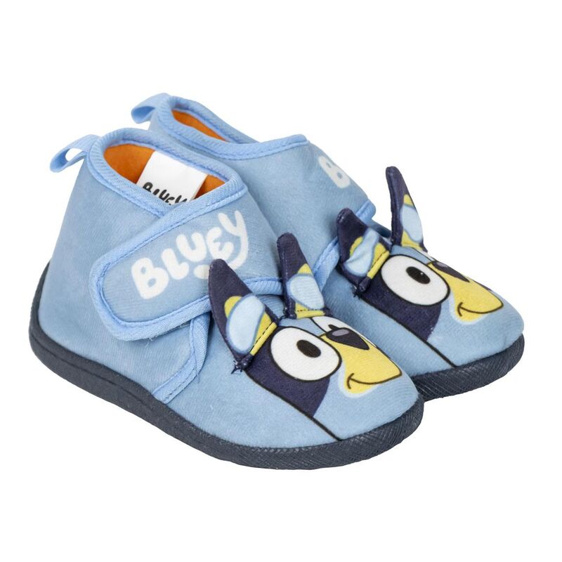 Pantuflas azules de Bluey CERDÁ con estampado frontal