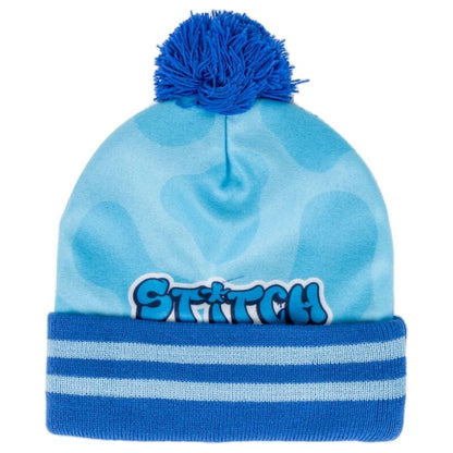 Set azul de gorro con pompón y guantes de Stitch Disney - 2