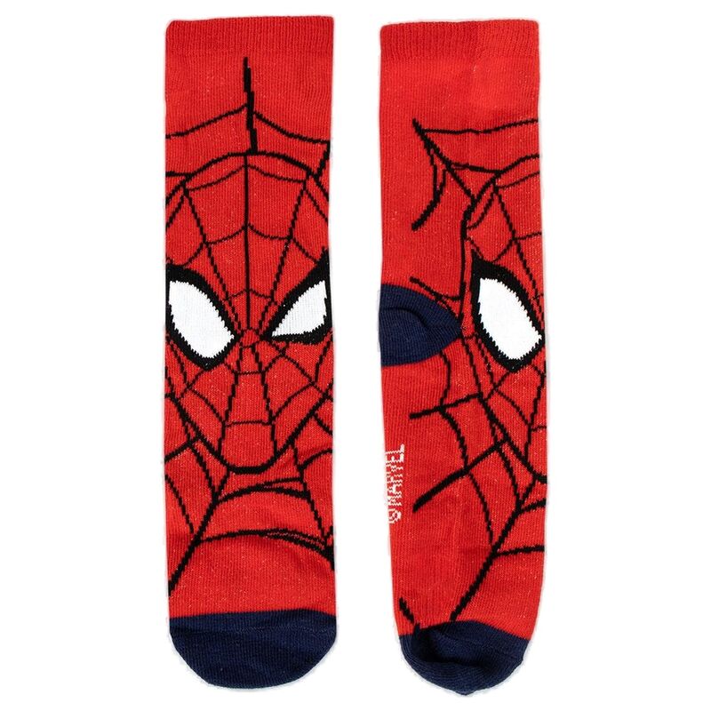 Hucha Spider-Man con cuatro pares de calcetines rojos y azules - 3