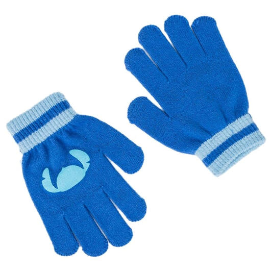 Set azul de gorro con pompón y guantes de Stitch Disney - 3