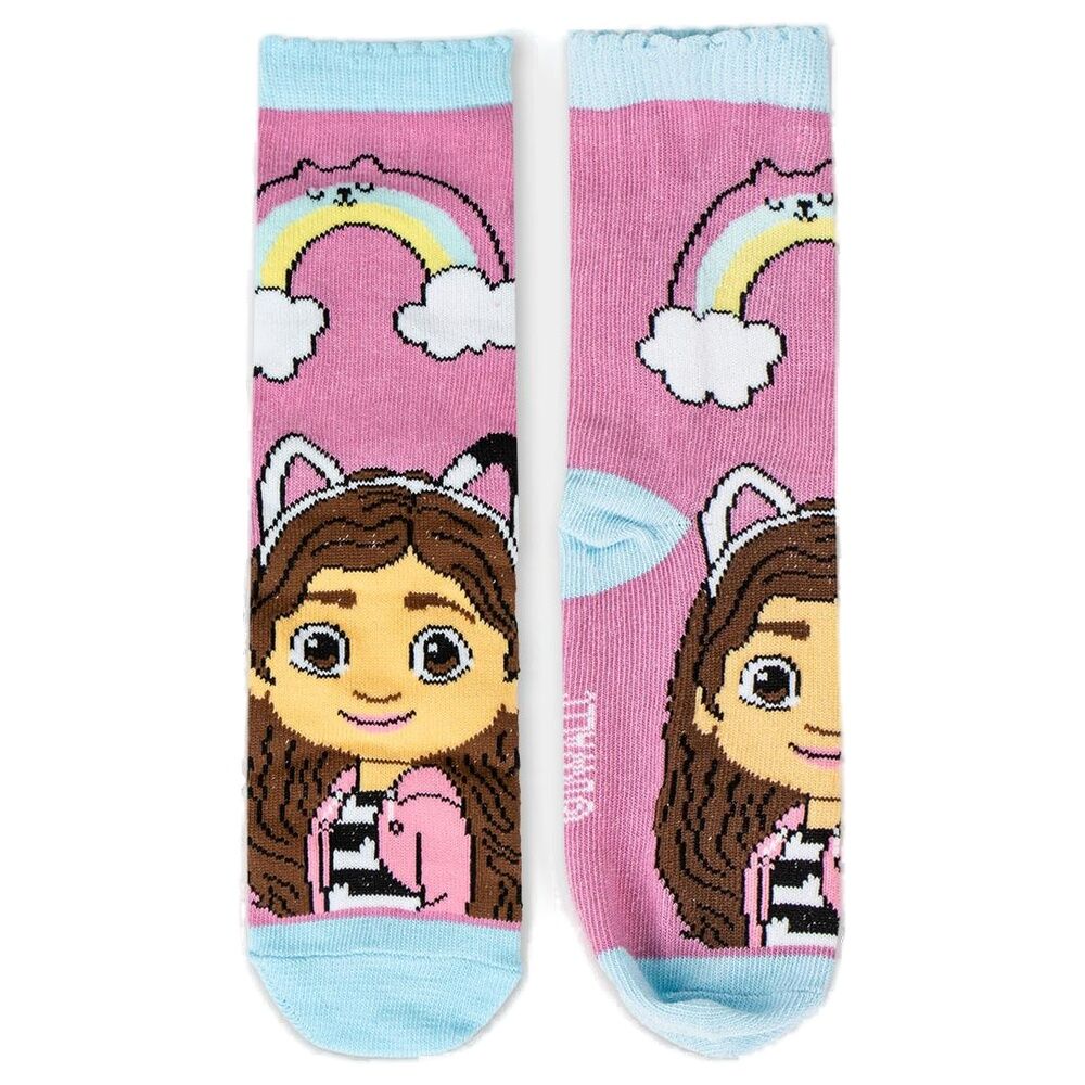 Hucha de La Casa de Muñecas de Gabby con cuatro pares de calcetines estampados - 6
