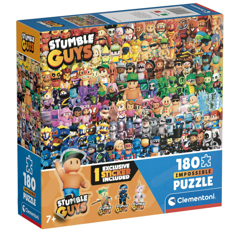 Puzzle imposible Stumble Guys Clementoni de 180 piezas