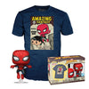 Set Funko POP! de Spider-Man con camiseta azul marino