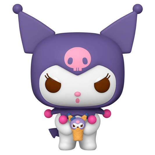 Figura Funko POP! de Kuromi morada con helado