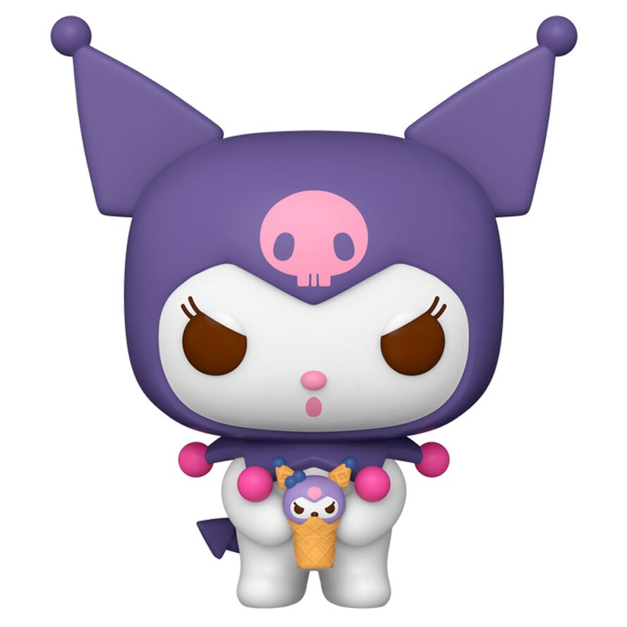 Figura Funko POP! de Kuromi morada con helado