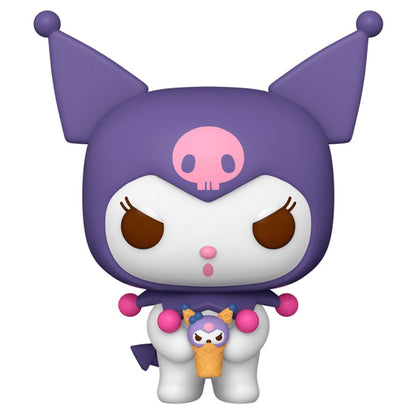 Figura Funko POP! de Kuromi morada con helado