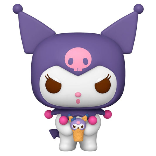 Figura Funko POP! de Kuromi morada con helado