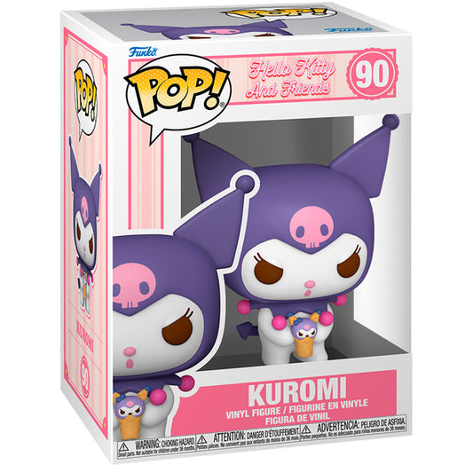 Figura Funko POP! de Kuromi morada con helado - 2