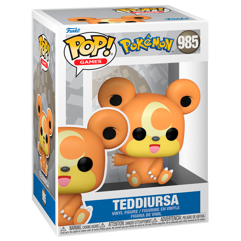 Figura Funko POP! de Teddiursa en tonos naranja y amarillo - 2