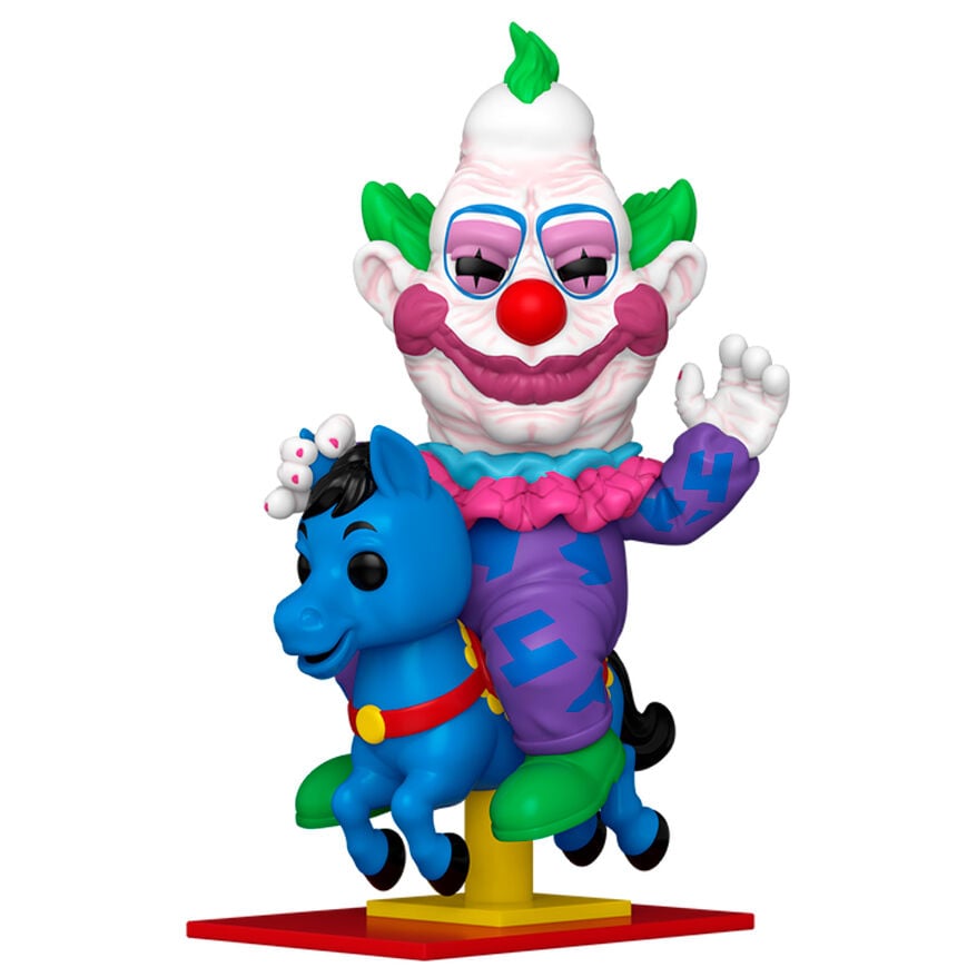 Figura FUNKO POP Deluxe Jumbo de payaso sobre caballo azul