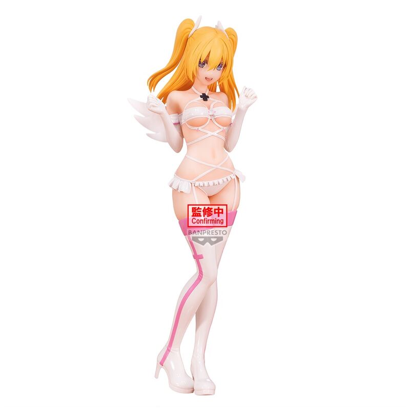 Figura Liliel Medical Corps de Banpresto en blanco y rosa
