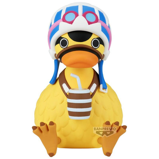 Figura de Karoo de One Piece con casco, gafas y barril