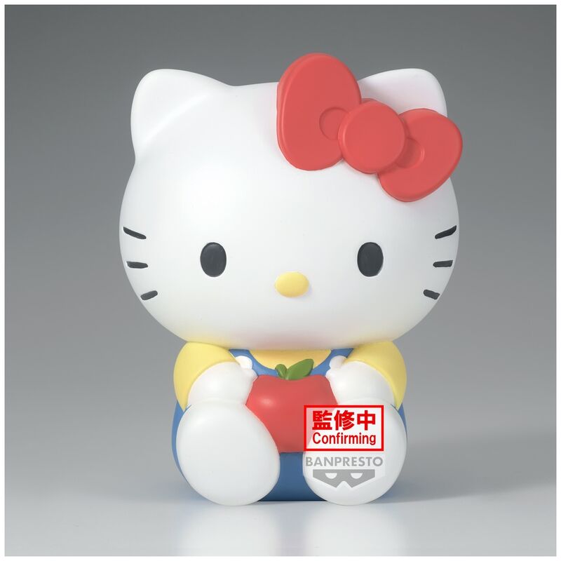 Figura de Hello Kitty BANPRESTO con lazo rojo y una manzana - 3