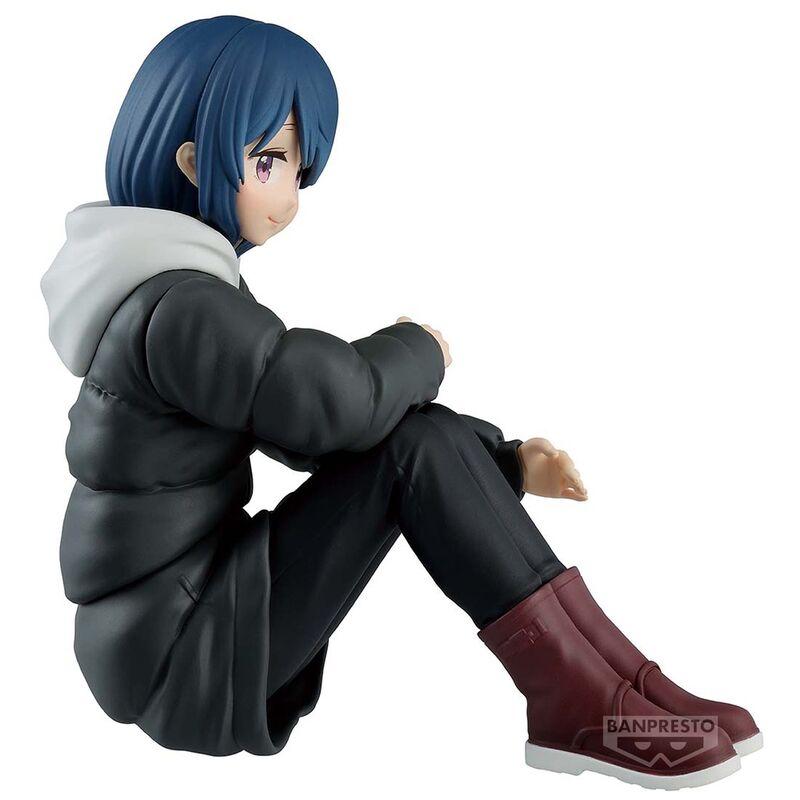 Figura Banpresto de Rin Shima sentada con cabello azul - 2