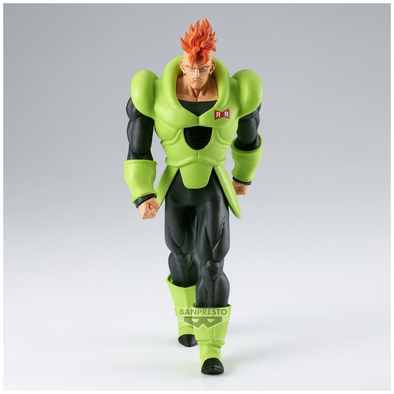 Figura de Android 16 de Dragon Ball Z con armadura verde - 2