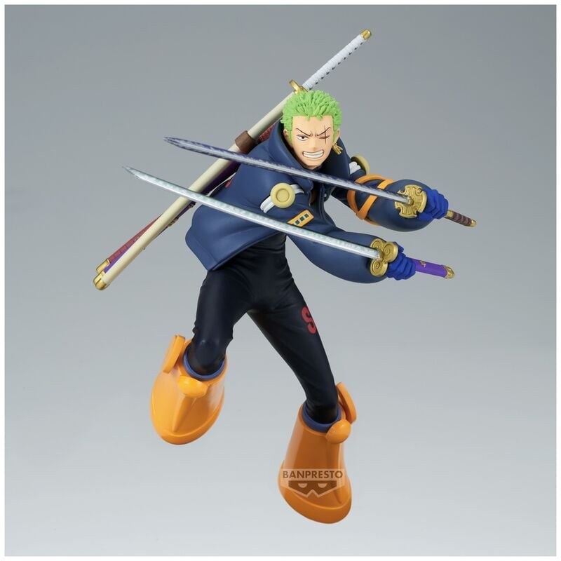 Figura de Roronoa Zoro de One Piece con tres espadas - 2