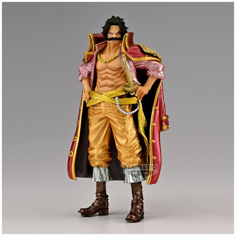 Figura de Gol D. Roger de One Piece con capa y espada - 2