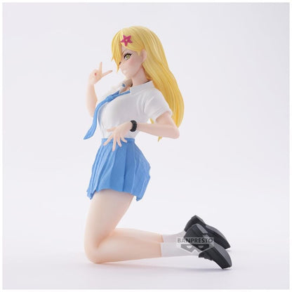 Figura de Aria Kisaki con uniforme escolar azul y blanco de Banpresto - 3