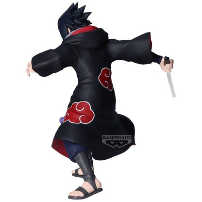 Figura de Sasuke Uchiha con capa de Akatsuki y espada - 3