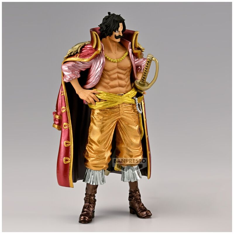 Figura de Gol D. Roger de One Piece con capa y espada - 3