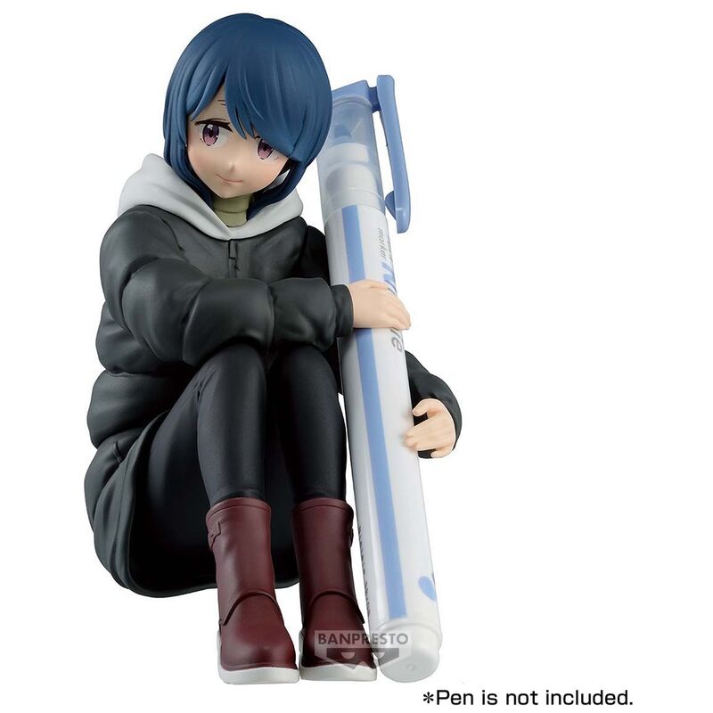 Figura Banpresto de Rin Shima sentada con cabello azul - 4