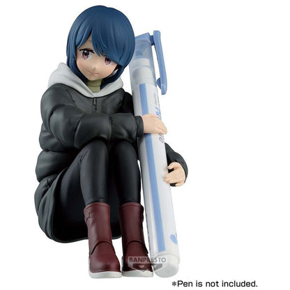 Figura Banpresto de Rin Shima sentada con cabello azul - 4