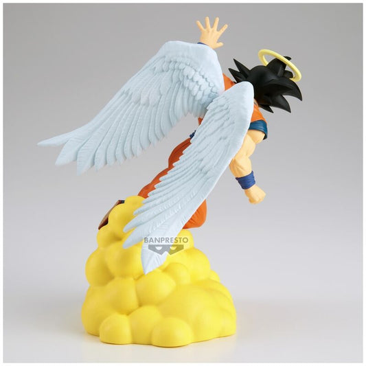 Figura de Son Goku con alas sobre una nube amarilla - 4