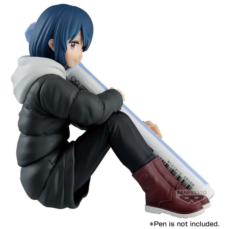 Figura Banpresto de Rin Shima sentada con cabello azul - 5