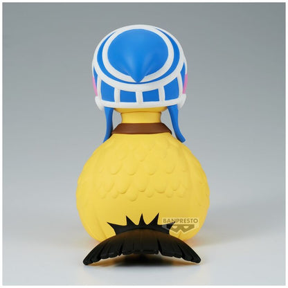 Figura de Karoo de One Piece con casco, gafas y barril - 5
