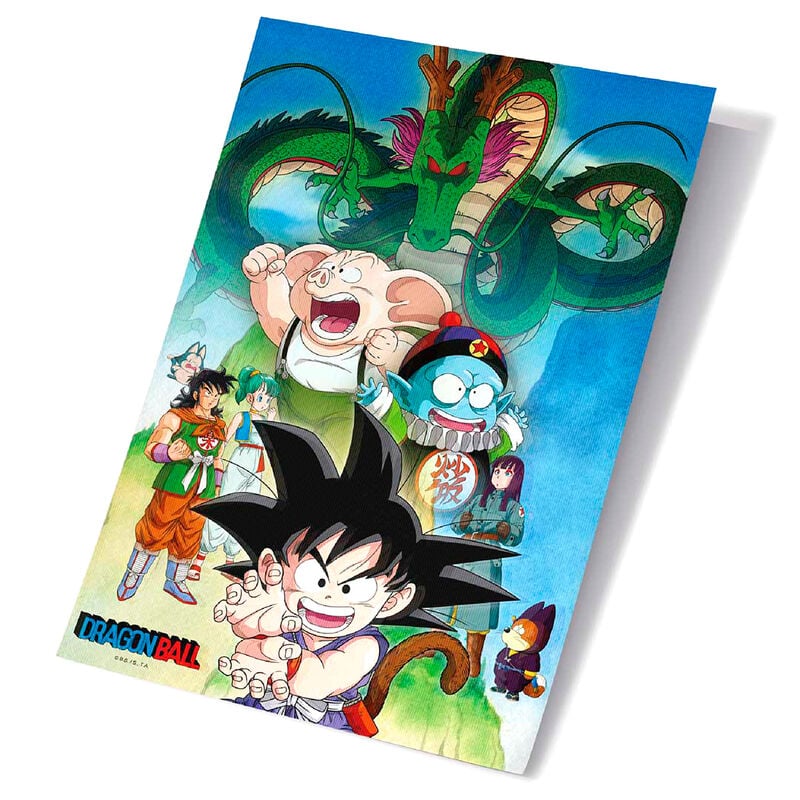 Póster 3D de Dragon Ball Super con Shenron y Goku