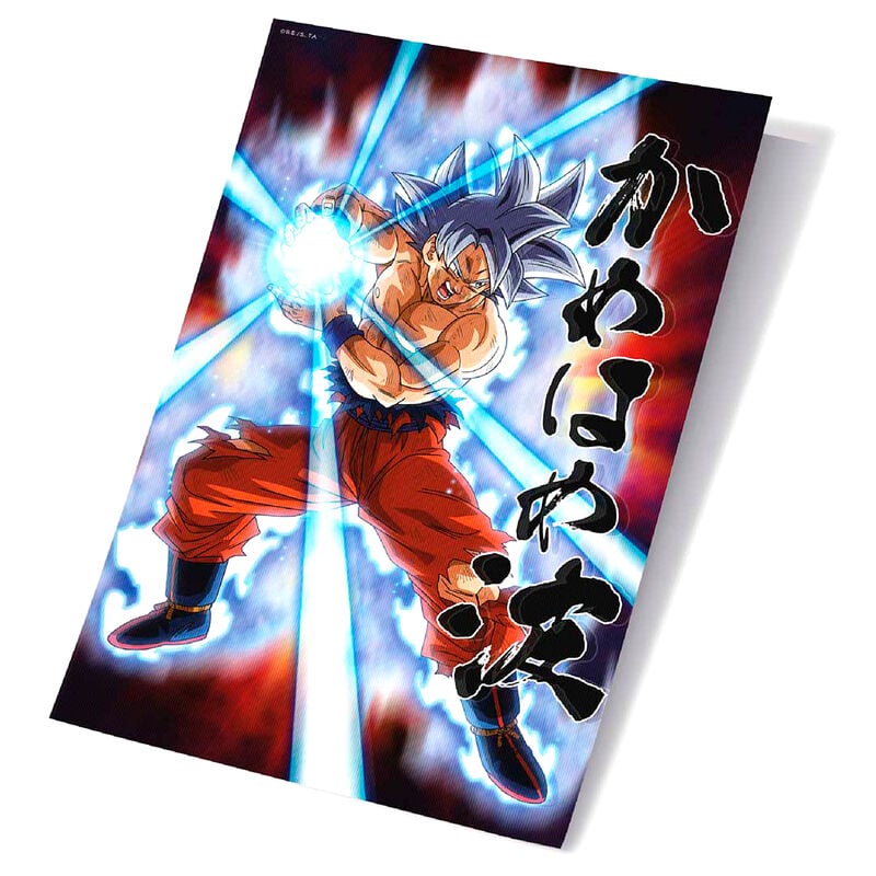 Póster 3D de Goku de Dragon Ball Super con esfera de energía