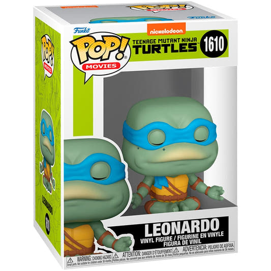 Figura Funko POP! de Leonardo de Tortugas Ninja en caja con ventana